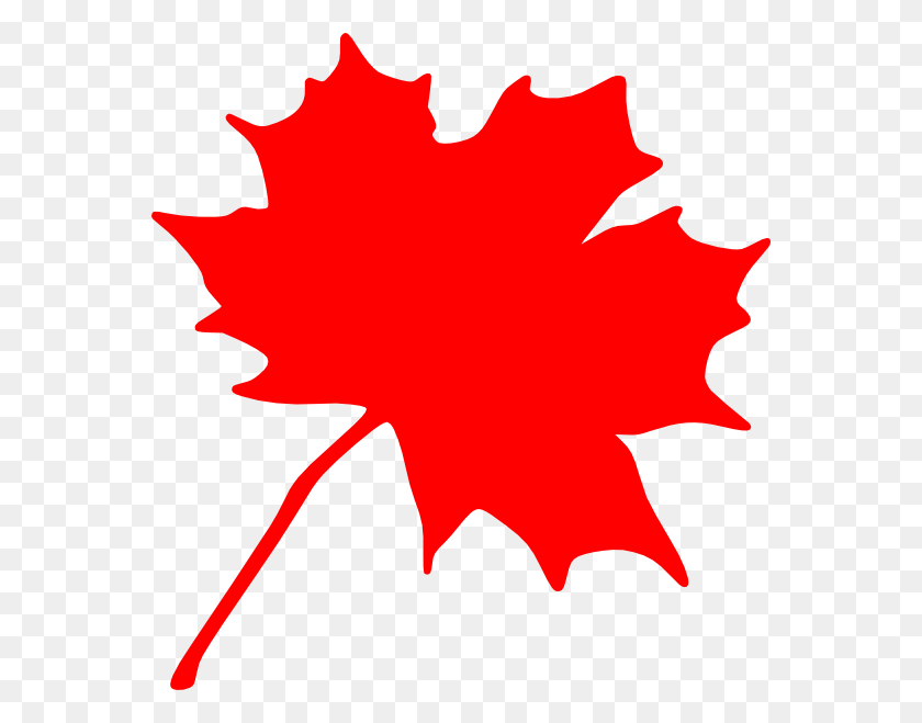 564x599 Maple Leaf Clipart Fall Leaves - Leaves Falling PNG