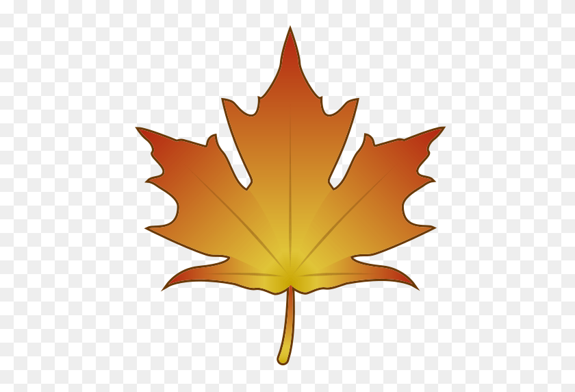 512x512 Maple Leaf Emoji For Facebook, Email Sms Id - Leaf Emoji PNG