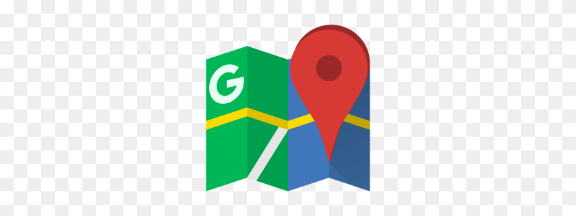 256x256 Mapas, Iconos De Google Apps, Navegación, Iconos De Carpetas Con El Logotipo De Google Maps - Logotipo De Google Maps Png
