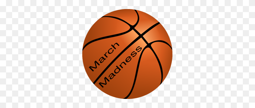 297x298 March Madness Basketball Clip Art - Playing Basketball Clipart