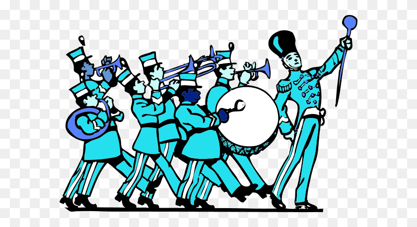 600x398 Banda De Marcha De La Guardia De Color De La Asociación De Música De Padres De Norwood - La Guardia De Invierno De Imágenes Prediseñadas