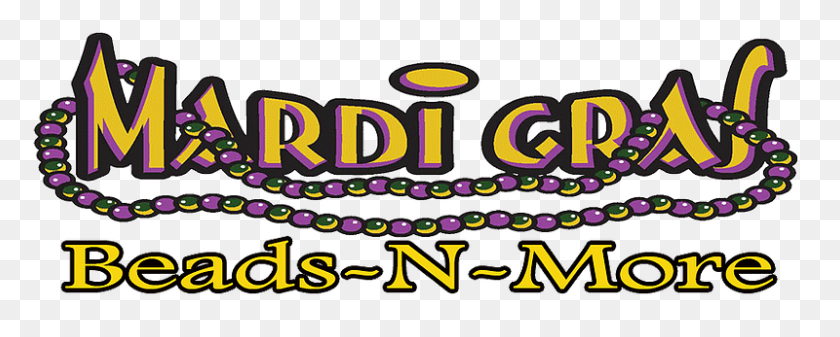 800x285 Mardi Gras Beads N More Larc, Inc - Марди Гра Бусины Клипарт