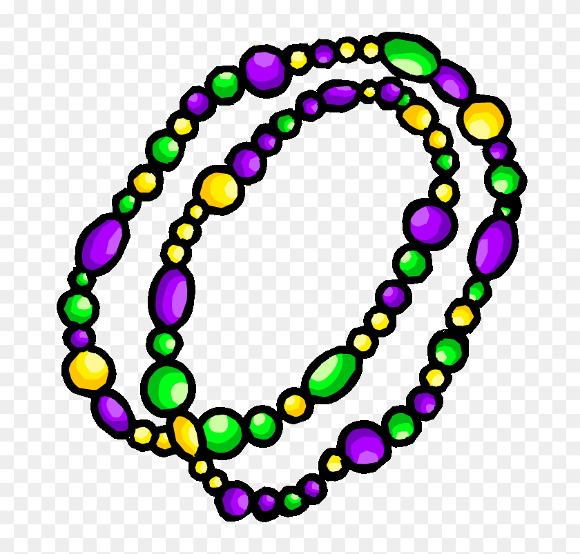 706x743 Mardi Gras Collar Vintage Penguin Wiki Fandom Powered - Mardi Gras Beads Png