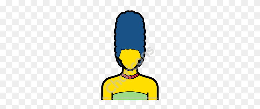 208x292 Marge Simpson Charicon - Marge Simpson PNG