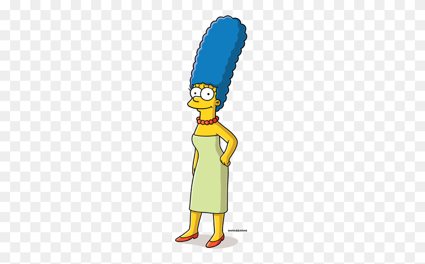 300x463 Marge Simpson Transparent Png - Marge Simpson PNG