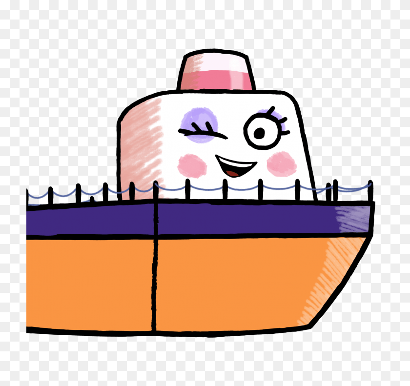 731x731 Marge The Barge Winking Transparent Png - Barge Clipart