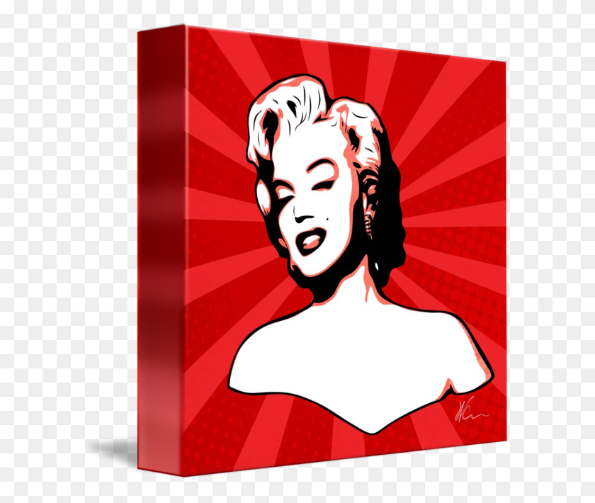 606x650 Marilyn Monroe Pop Art - Pop Art PNG