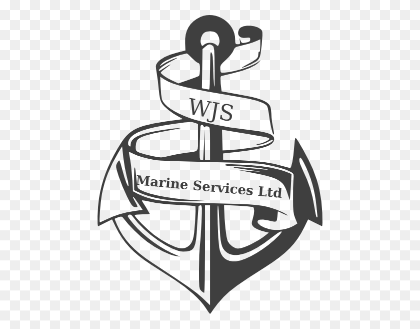 450x597 Marine Anchor Logo Clip Art - Marine Clipart