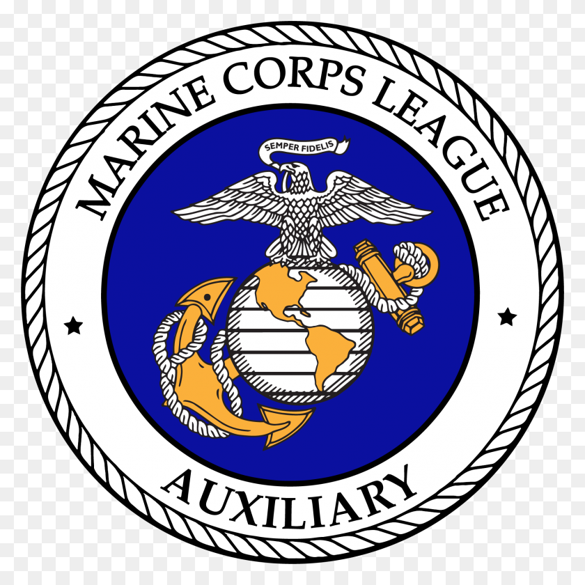 1701x1701 Auxiliar De La Liga Del Cuerpo De Marines, Destacamento Y Unidad De Frank J Carroll - Clipart Del Cuerpo De Marines