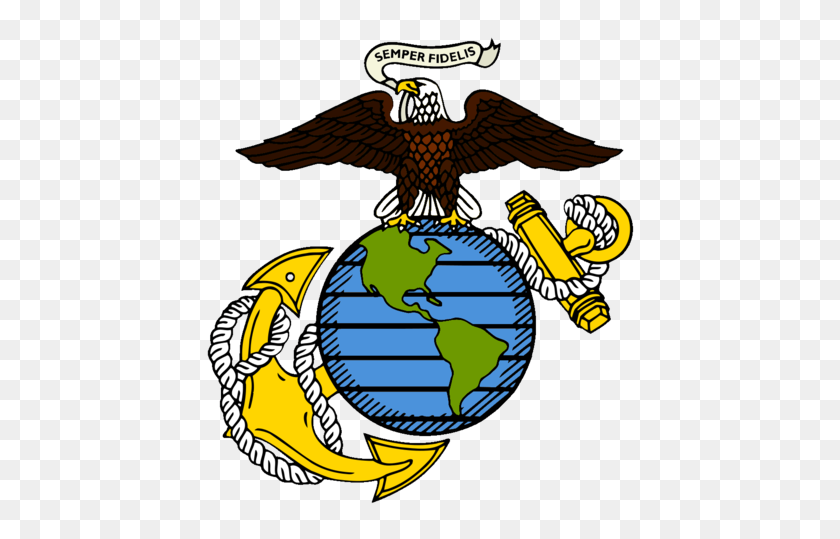 440x479 Marine Corps Logos Clip Art - Usmc Clipart