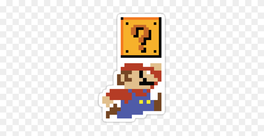 375x375 Mario - 8 Bit Mario PNG