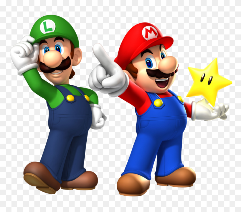 900x783 Mario Y Luigi Clipart - Brother Clipart
