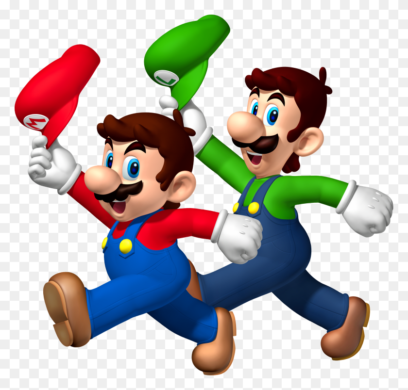 2815x2688 Imágenes Prediseñadas De Mario Y Luigi Clipart - Mario Bigote Png