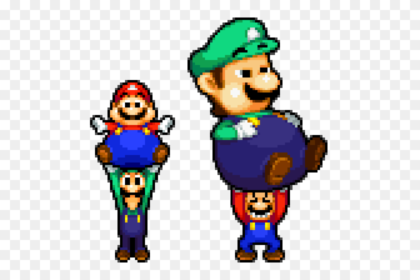 500x500 Mario And Luigi Rpg Tumblr - Mario And Luigi PNG