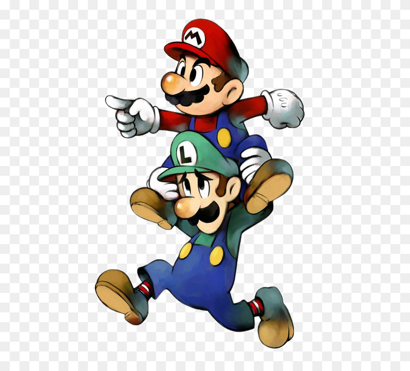 500x700 Mario Y Luigi Png / Mario Y Luigi Png