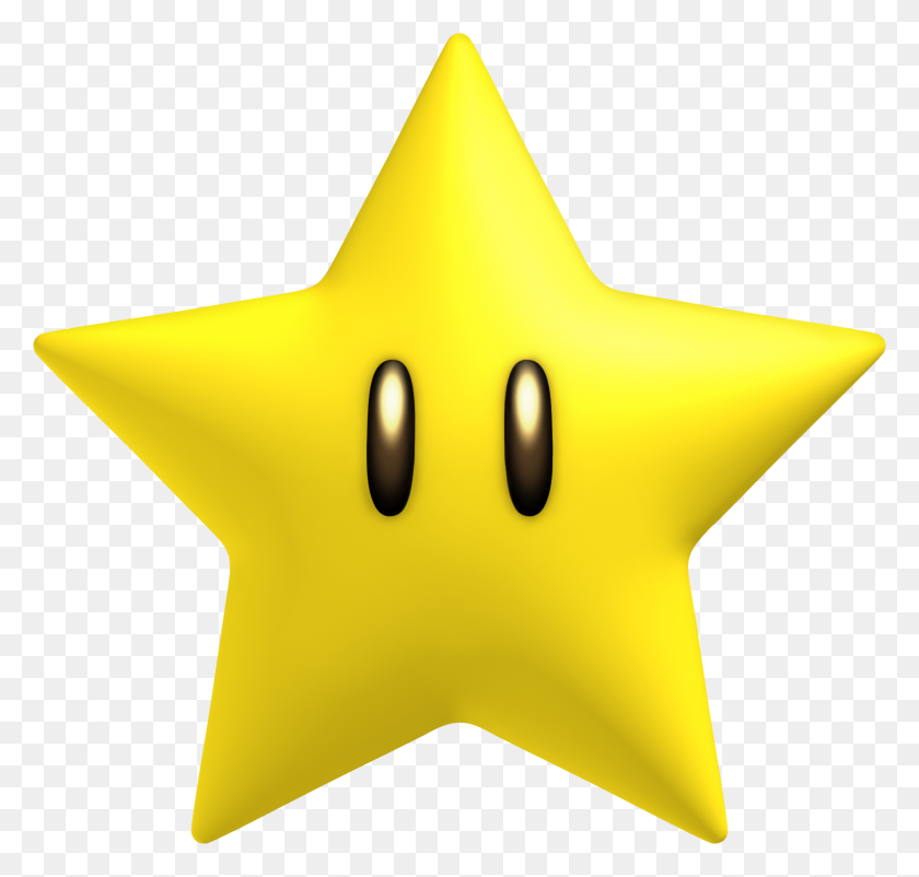 1616x1539 Mario Clipart Gold Star - Yellow Star PNG