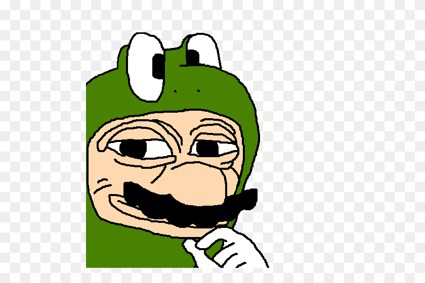Mario In A Rare Pepe Suit Know Your Meme Dio Face Png Stunning