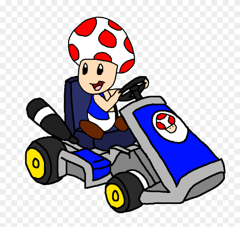850x799 День Искусства Mario Kart Just Toad - Клипарт Mario Kart
