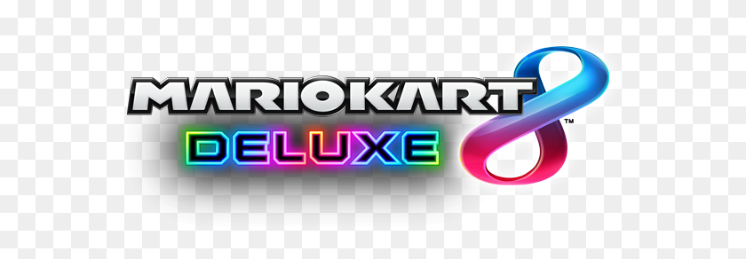 570x232 Логотип Mario Kart Deluxe Switch - Марио Карт 8 Png