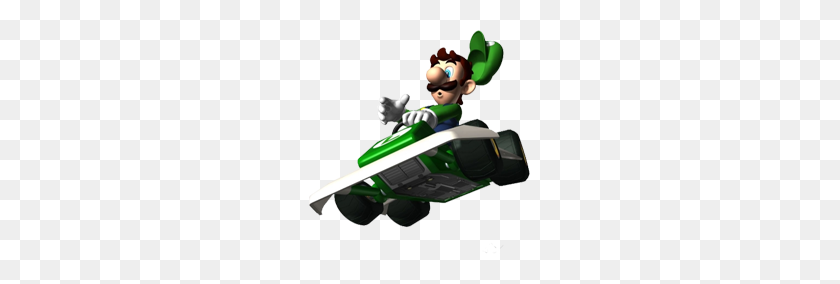 221x224 Mario Kart Luigi Video Game - Video Game Clipart