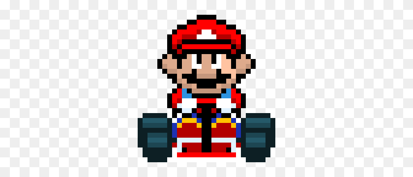 280x300 Mario Kart Pixel Art Maker - Mario Kart Png
