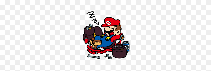 278x225 Mario Kart Stickers - Mario Kart Clipart