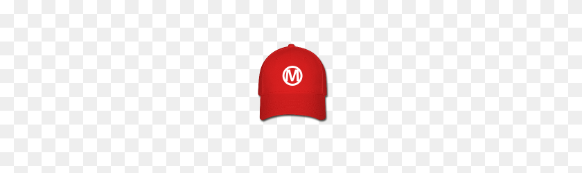 190x190 Mario Logo Color De La Gorra De Béisbol Shopswell - Sombrero De Mario Png