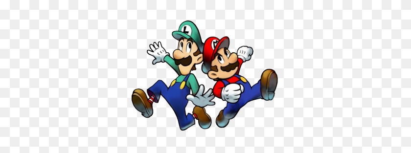 320x253 Mario Luigi Superstar Saga Render - Mario And Luigi PNG