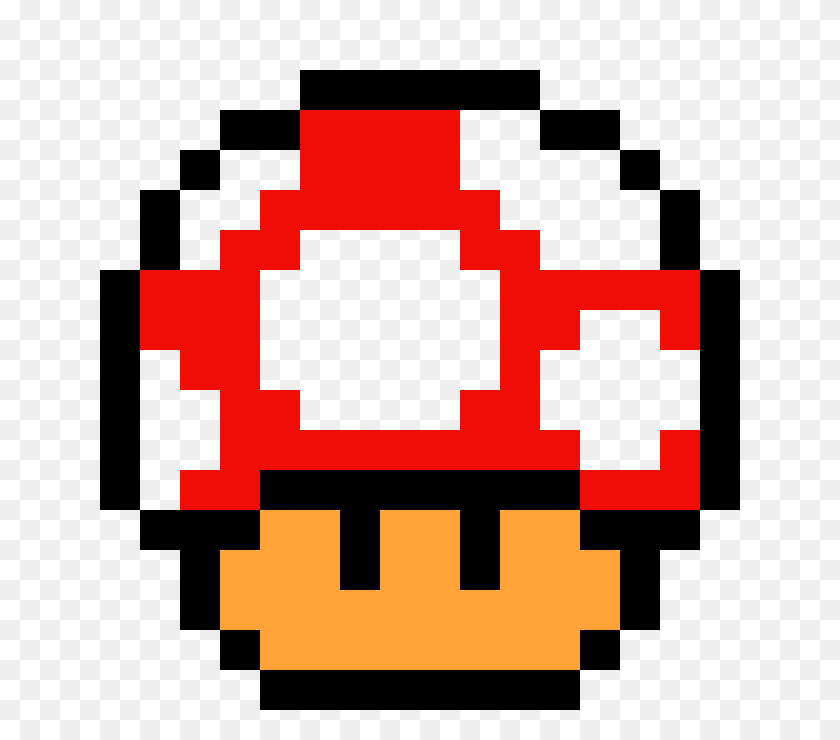 720x680 Mario Mushroom Pixel Png Png Image - Pixel PNG