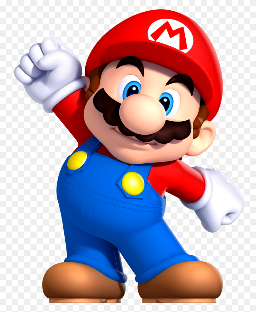 877x1085 Mario Png Images Free Download, Super Mario Png - Mario Mushroom PNG