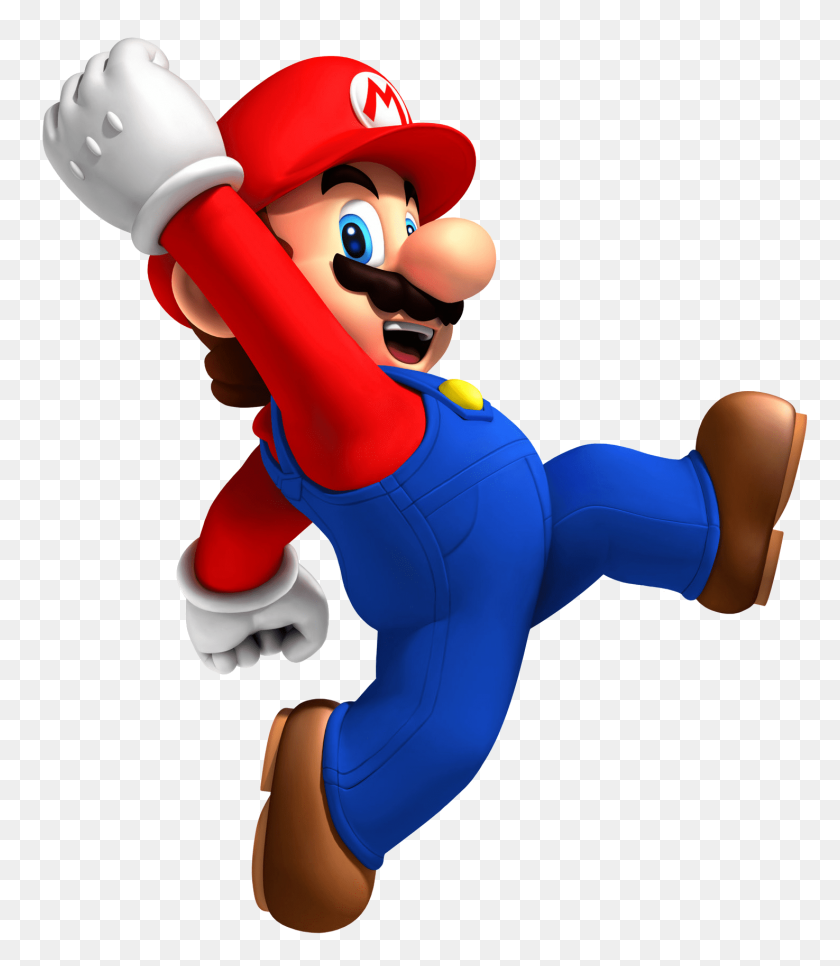 1475x1714 Mario Running Transparent Png - Mario PNG