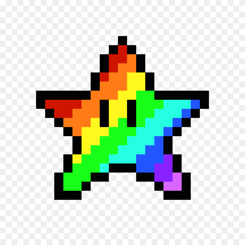 2500x2500 Mario Star Pixel Art Maker - Pixel Png