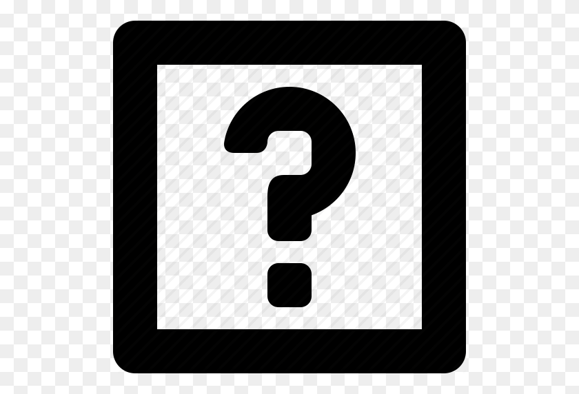 512x512 Mark, Question Icon - Question Icon PNG