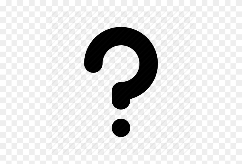512x512 Mark, Question Icon - Question Mark Icon PNG
