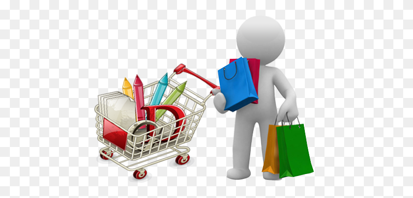 457x344 Market Shopping Clipart Free Clipart - Shopping Clipart Free