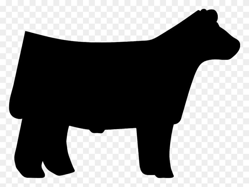 1348x990 Market Steer Cliparts - Longhorn Silhouette Clipart