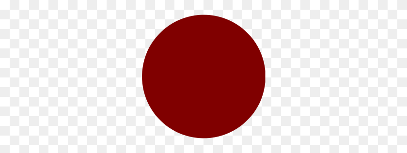 256x256 Icono De Círculo Marrón - Círculo Rojo Png Transparente