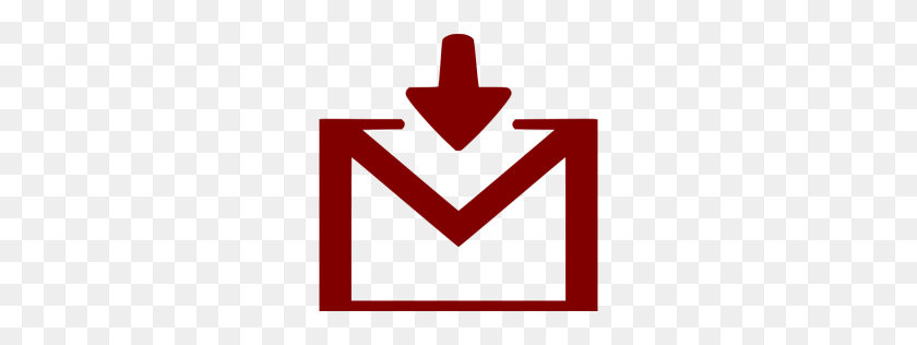 256x256 Maroon Gmail Logn - Значок Gmail Png