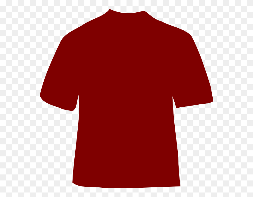 576x595 Maroon T Shirt Png Png Image - T Shirt Template PNG