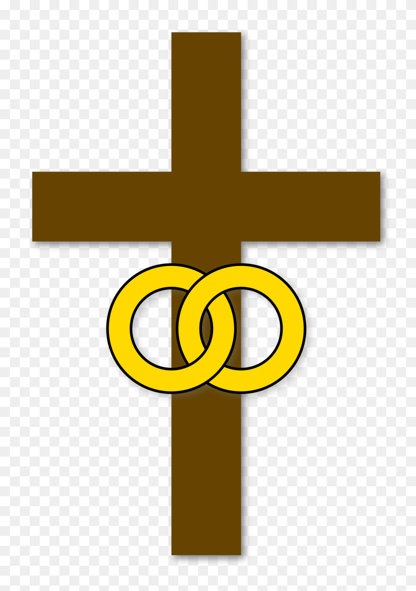 2000x2901 Брачный Крест Христианский Символ - Христианский Крест Png