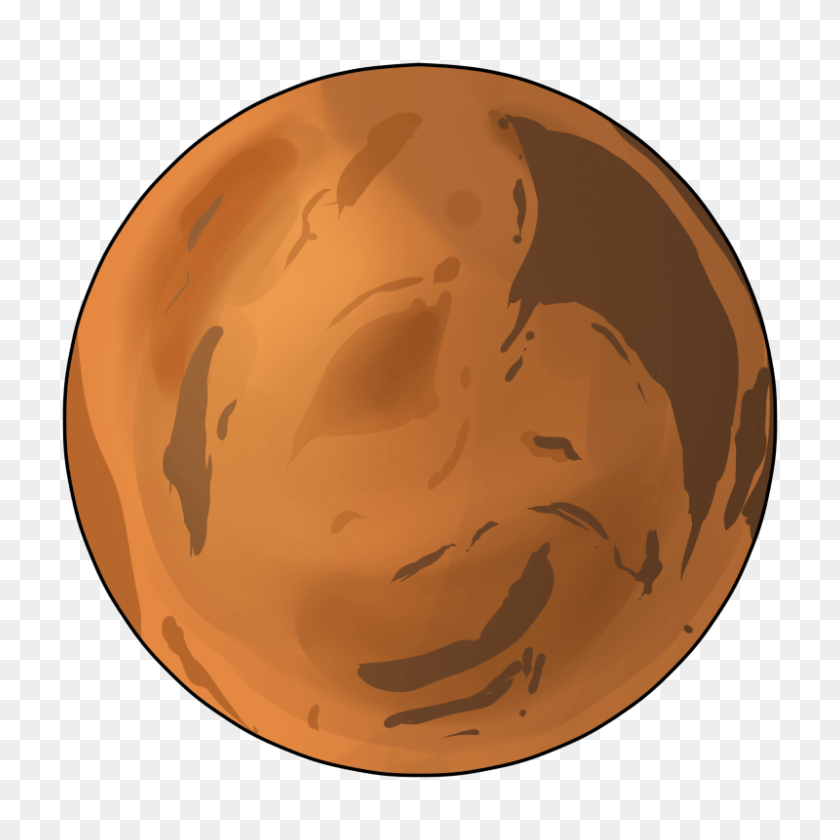 800x800 Mars Cliparts Outline - Bruno Mars Clipart