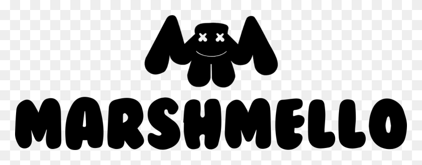 1178x407 Marshmello Negro Logotipo - Marshmello Png