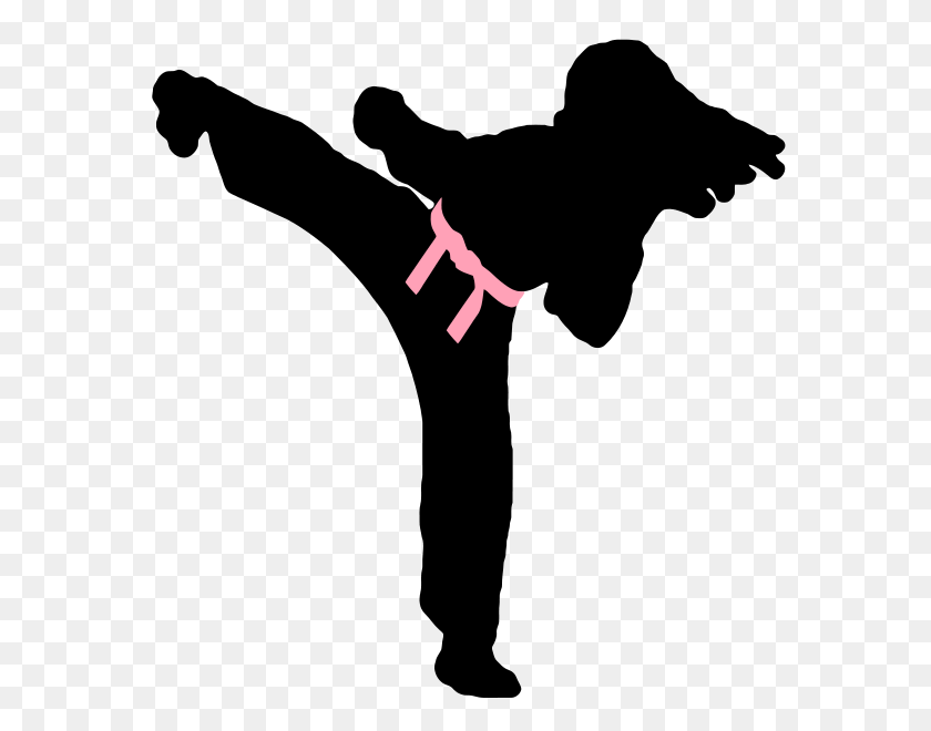 600x600 Martial Arts Symbols Group With Items - Karate Girl Clip Art