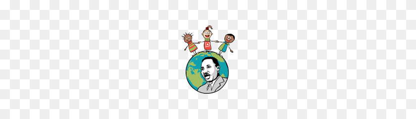 180x180 Martin Luther King Clipart - Rey Y Reina Clipart