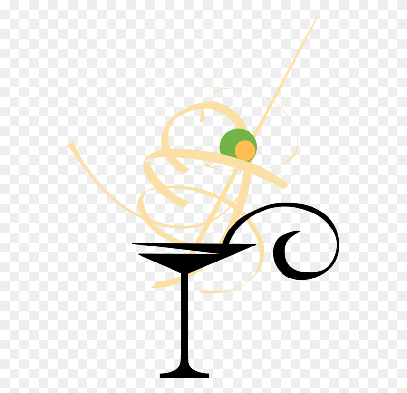561x750 Martini Cocktail Glass Alcoholic Drink - Sangria Clipart