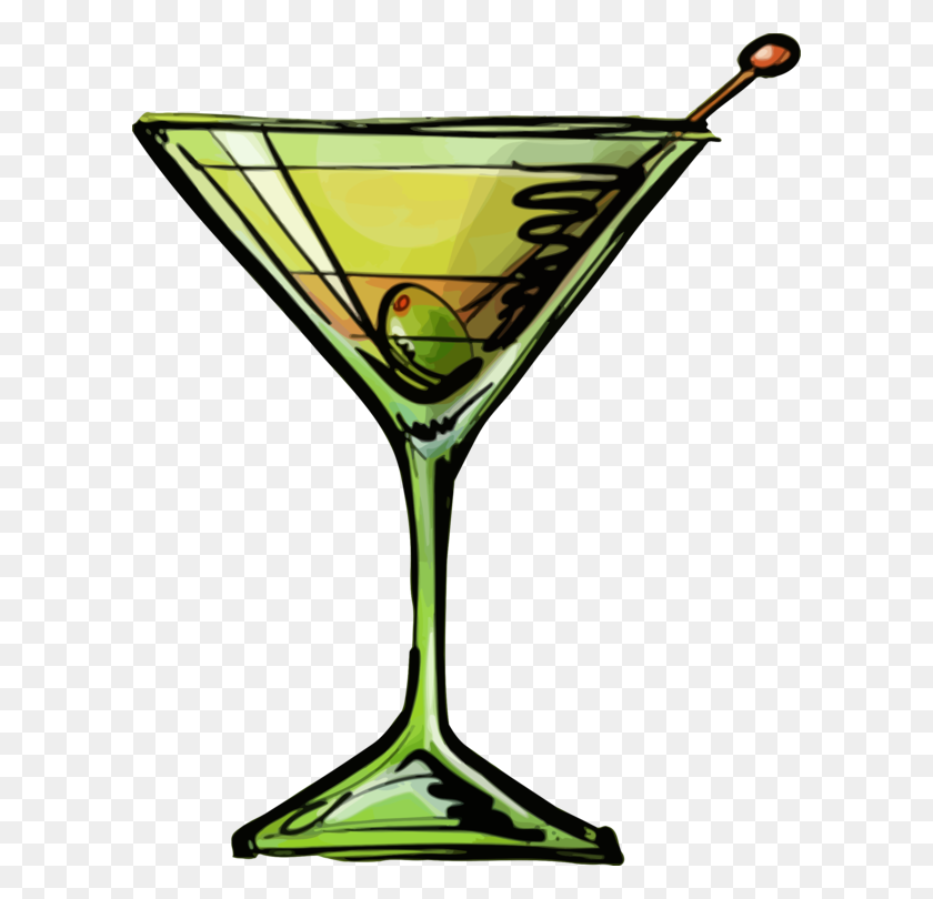 602x750 Бокал Для Коктейля Для Безалкогольных Напитков Martini - Клипарт Без Алкоголя
