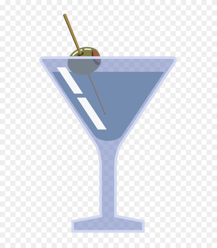 565x900 Martini With Olive Png Clip Arts For Web - Martini PNG