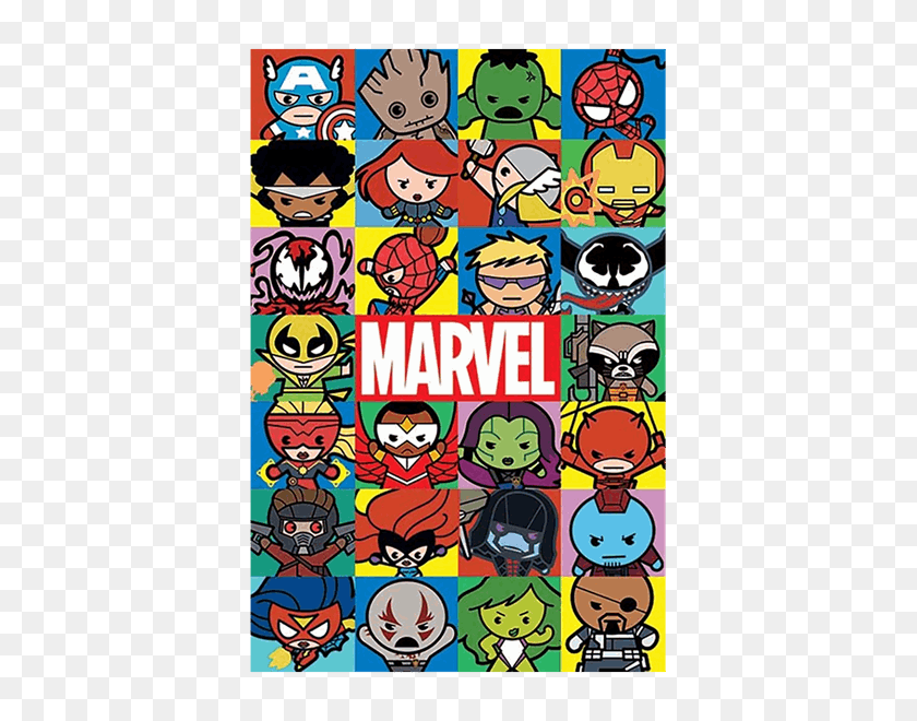 600x600 Marvel - Poster PNG