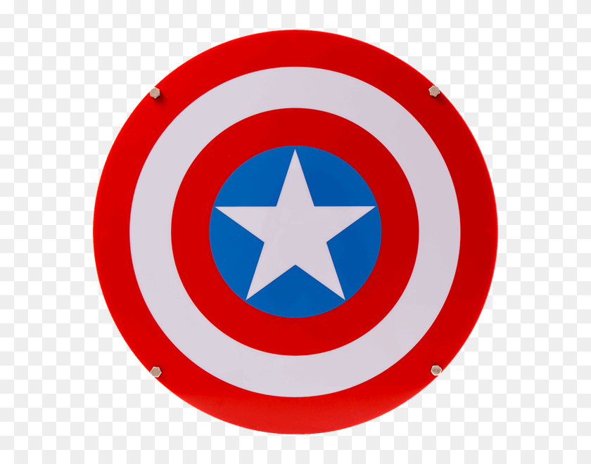 600x600 Marvel - Капитан Америка Щит Клипарт