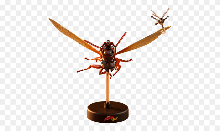 480x441 Marvel Ant Man En La Hormiga Voladora Y La Avispa Diorama - Antman Png
